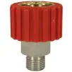FEMALE TO MALE QUICK SCREW COUPLING ADAPTOR -M22 F to 1/4"M - 0