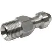 STAINLESS STEEL 1/2"M 09 SEWER NOZZLE WITH 4 REAR & 1 FORWARD FACING JETS - 0