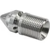 STAINLESS STEEL 3/8"M 06 SEWER NOZZLE WITH 1 FORWARD & 8 REAR FACING JETS - 1