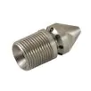 STAINLESS STEEL 3/8"M 06 SEWER NOZZLE WITH 1 FORWARD & 8 REAR FACING JETS - 4
