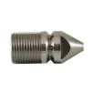 STAINLESS STEEL 3/8"M 06 SEWER NOZZLE WITH 1 FORWARD & 8 REAR FACING JETS - 2