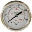 PRESSURE GAUGE 0-250 BAR WITH REAR ENTRY - 0
