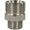 MALE TO MALE STAINLESS STEEL QUICK SCREW NIPPLE ADAPTOR, please select size required. - 0
