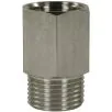 FEMALE TO MALE STAINLESS STEEL EXTENSION NIPPLE ADAPTOR-1/4"F to 1/4"M - 0