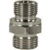 MALE TO MALE STAINLESS STEEL BICONE RING COMPRESSION FITTING ADAPTOR X-GE-M16 M to 1/4"M - 0