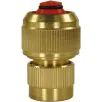 BRASS 1/2" COUPLING WITH NON RETURN VALVE - 0