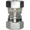 FEMALE TO FEMALE STAINLESS STEEL SWIVEL ADAPTOR-3/8"F to 3/8"F - 0