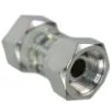 FEMALE TO FEMALE STAINLESS STEEL SWIVEL ADAPTOR-1/2"F to 1/2"F - 1