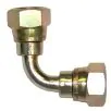 FEMALE TO FEMALE ZINC PLATED STEEL SWEPT ELBOW-1/2"F to 1/2"F - 0