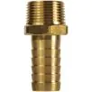 HOSE TAIL BRASS 3/4" TAPERED MALE-10mm - 0
