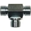 HOSE ADAPTOR ZINC PLATED STEEL MALE TEE BSP, please select size required. - 0