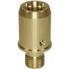 BRASS END FOR TELESCOPIC HANDLE - 0
