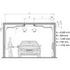 CAR WASH BOOM 1550mm, SUSPENSION, CEILING MOUNTED - 4