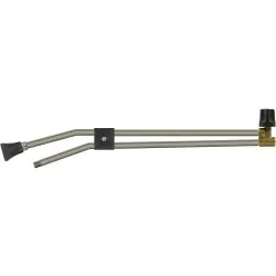 ST53 TWIN LANCE WITHOUT HANDLE, 650mm, 1/4" F, WITH ST10 NOZZLE PROTECTOR AND BEND 