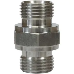 MALE TO MALE STAINLESS STEEL DOUBLE NIPPLE ADAPTOR-1/4"M to 1/4"M