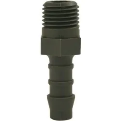 HOSE TAIL PLASTIC TAPERED MALE-1/2" TM X 8mm