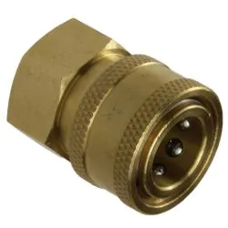 BRASS QUICK RELEASE COUPLING 3/8&quot; FEMALE 14.8mm