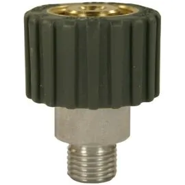 FEMALE TO MALE QUICK SCREW COUPLING ADAPTOR -M21 F to M18 M