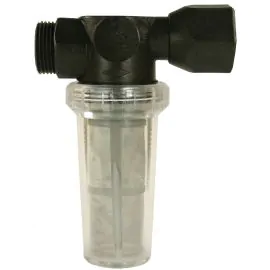 Clear Bowl Water Filter 1/2" Male 1/2" Female 