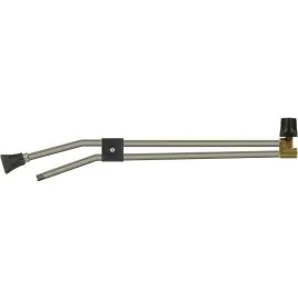 ST53 TWIN LANCE WITHOUT HANDLE, 650mm, 1/4" F, WITH ST10 NOZZLE PROTECTOR AND BEND 