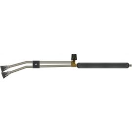 ST53 Twin Lance With Moulded Handle, 980mm, 1/4" M, With ST10 Nozzle Protectors And Bend