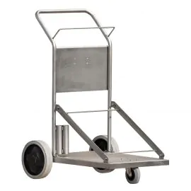 STAINLESS STEEL TROLLEY FOR FOAM UNITS