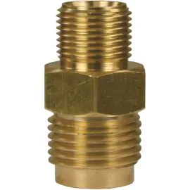 MALE TO MALE BRASS QUICK SCREW NIPPLE COUPLING ADAPTOR ST241-1/2"M to 1/2"M