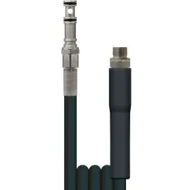 High Pressure Hose 15M Black DN6 13.9mm Inlet x 3/8"M Outlet 210 Bar Alto pressure washer hose - 
