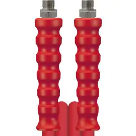 HYGIENE ULTRA 40 ANTIMICROBIAL HOSE, RED 1/2" Male X 1/2" Male.-10m