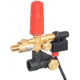 310 Bar max pressure
6-21 Lpm flow
85°C max water temperature
Trapped pressure valve & bypass
Magnetic pressure switch
Without chemical injector
