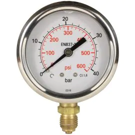 0-40 Bar Pressure Gauge 