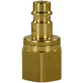 25Kb Quick Coupling Plug 3/8" F With Valve