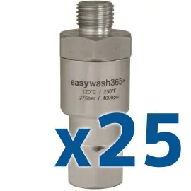 EASYWASH365+ SWIVEL 1/4"F x 1/4"M, BOX OF 25.