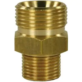 MALE TO MALE BRASS QUICK SCREW NIPPLE ADAPTOR-M22 M to 3/8"M with AGR cone