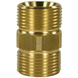 MALE TO MALE BRASS HOSE CONNECTOR ADAPTOR-1/2"M to 1/2"M