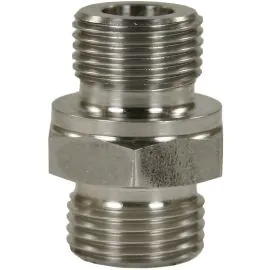 MALE TO MALE STAINLESS STEEL BICONE RING COMPRESSION FITTING ADAPTOR X-GE-M22 M to 1/2"M
