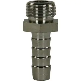 HOSE TAIL STAINLESS STEEL 1/4" MALE-8mm
