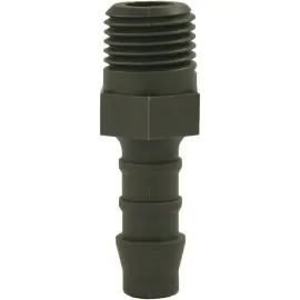 HOSE TAIL PLASTIC TAPERED MALE-1/4" TM X 8mm
