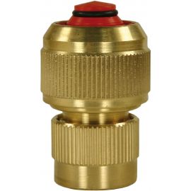 BRASS 3/4" COUPLING WITH NON RETURN VALVE 