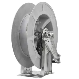 INOX A.B.S PLASTIC AUTOMATIC HOSE REEL UP TO 28M GREY