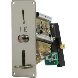 COIN MECHANISM FOR 1 EURO COIN , WITH PHOTOCELL