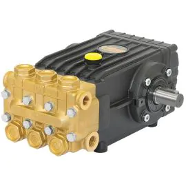 Series 47 WS251Interpump plunger pump. This pump produces 250 bar at 15 lpm. Size 045 jet is compatible 