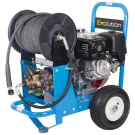 Evolution 2 21200 Petrol Pressure Washer With Hose Reel