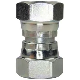 FEMALE TO FEMALE STAINLESS STEEL SWIVEL ADAPTOR-3/8"F to 3/8"F
