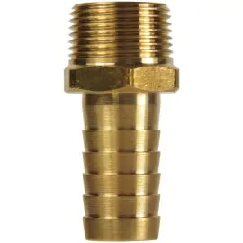 HOSE TAIL BRASS 3/4" TAPERED MALE-19mm