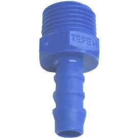 HOSE TAIL PLASTIC TAPERED MALE-3/4" TM X 12mm